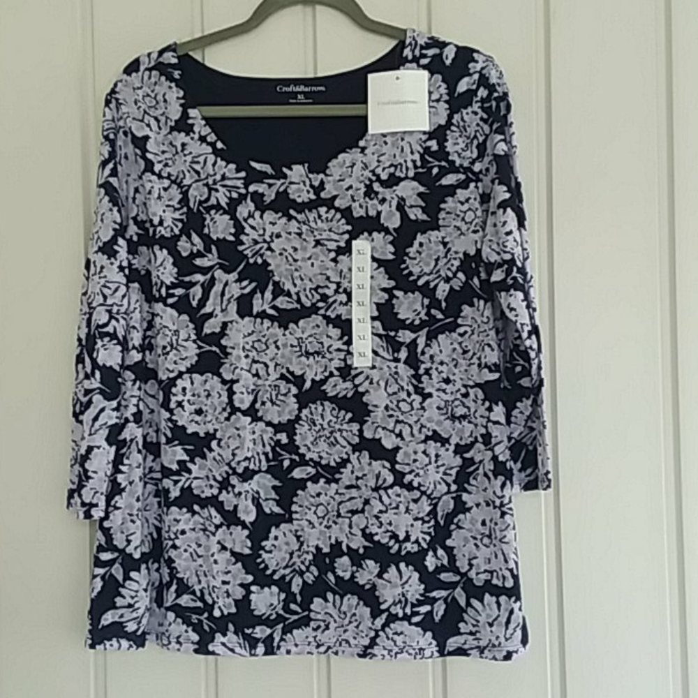 Croft & Barrow Floral Top